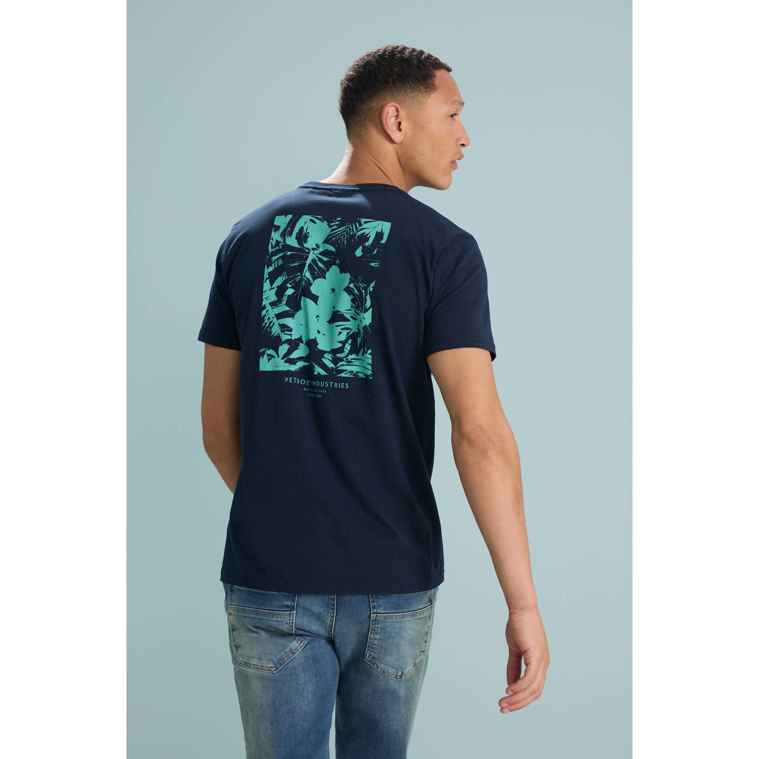 Petrol Industries T-shirt donkerblauw