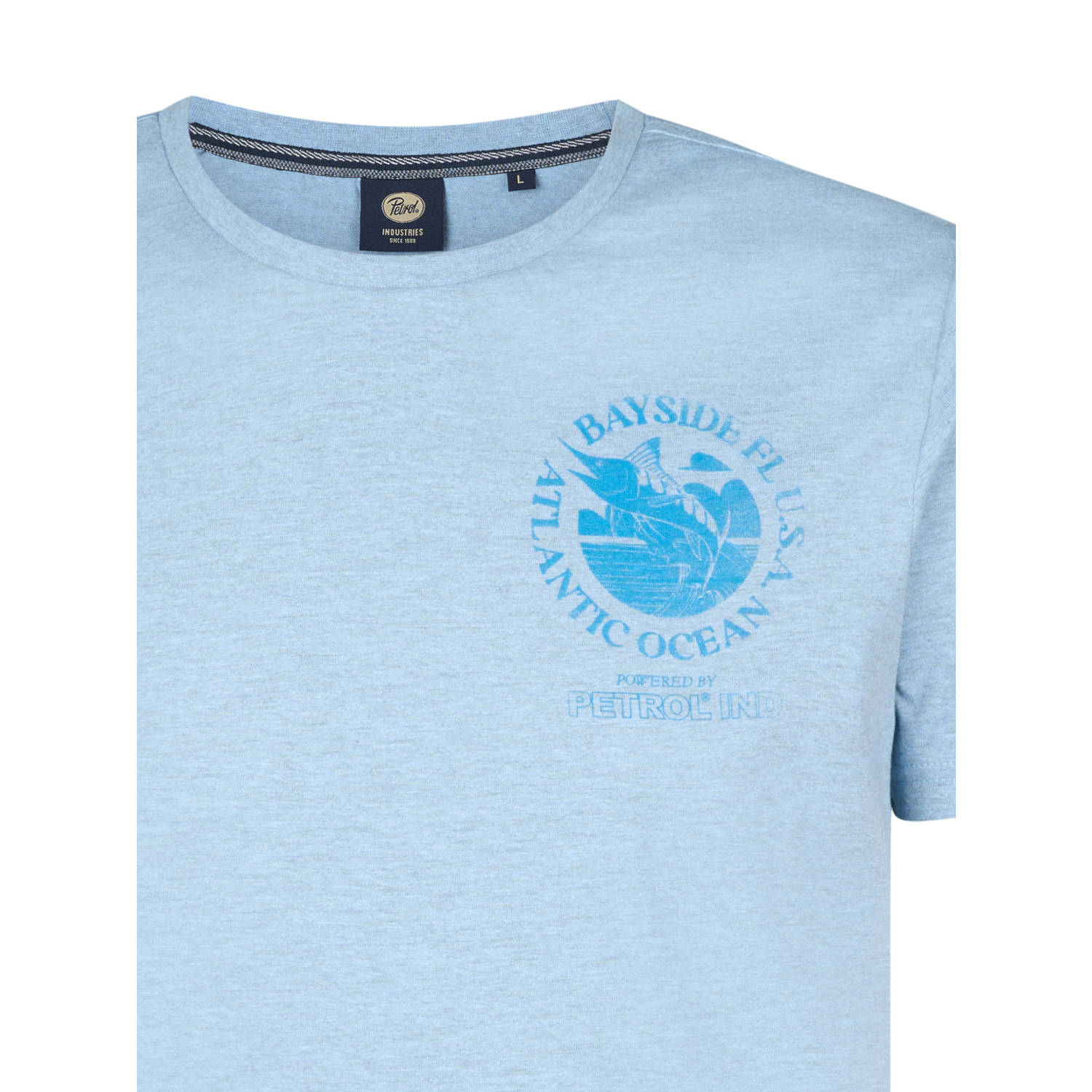 Petrol Industries T-shirt blauw