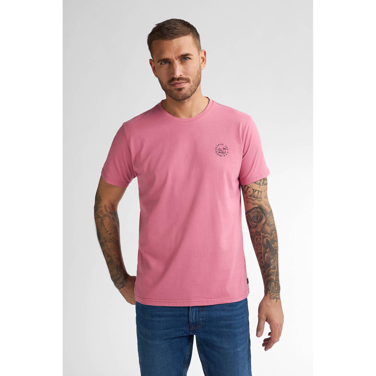 Petrol Industries T-shirt roze