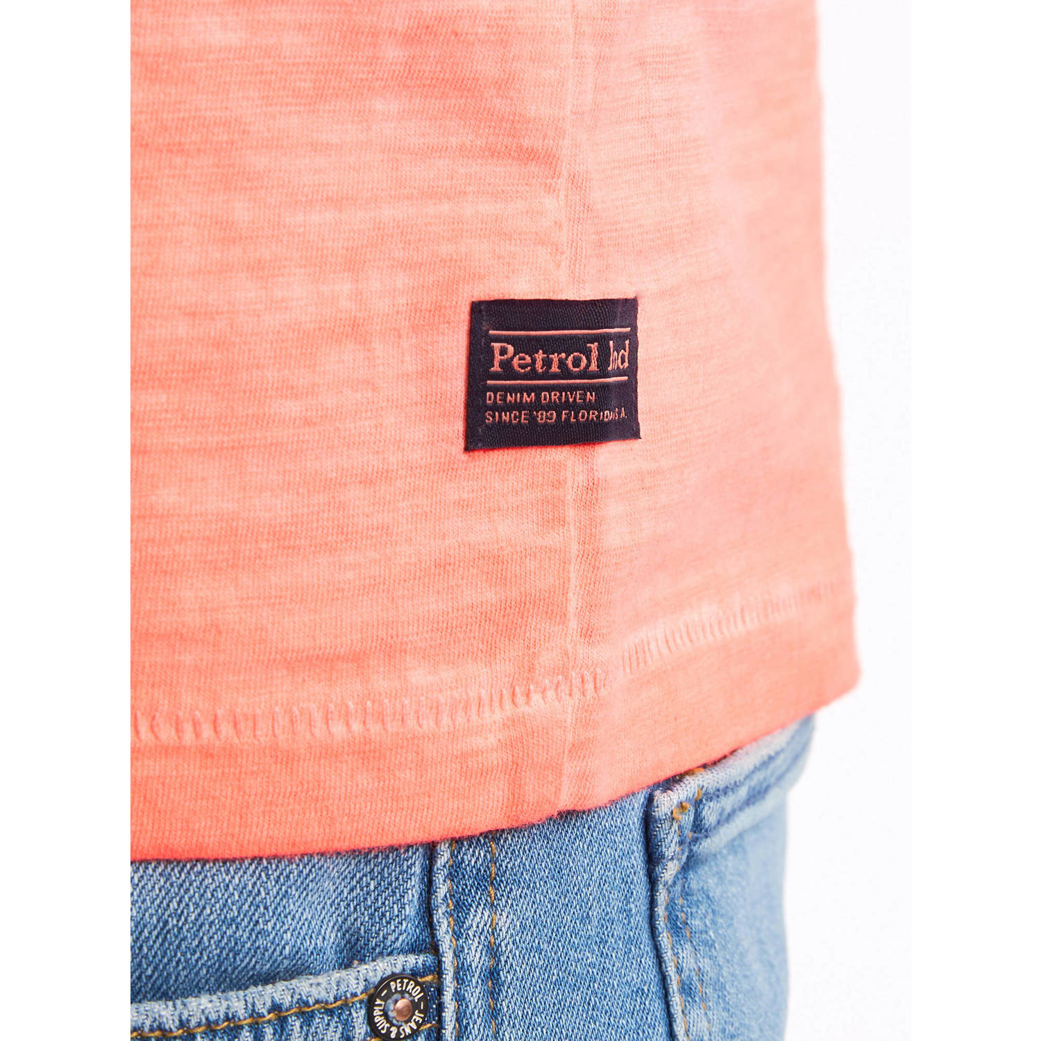 Petrol Industries T-shirt koraalrood