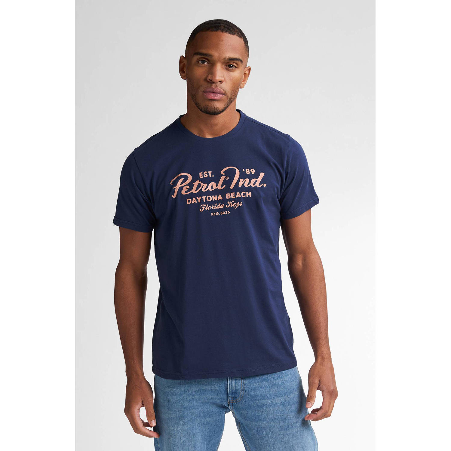 Petrol Industries T-shirt blauw