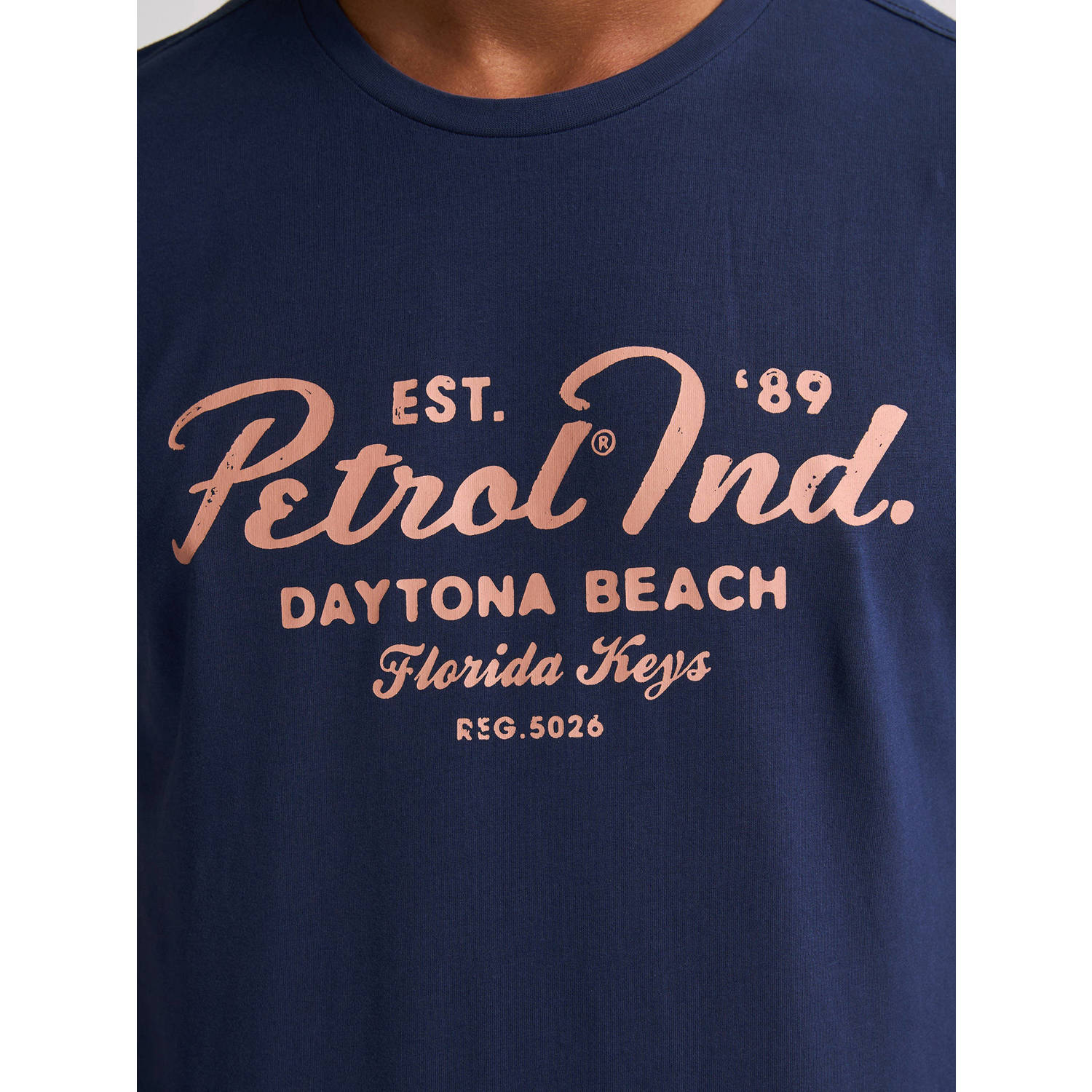 Petrol Industries T-shirt blauw