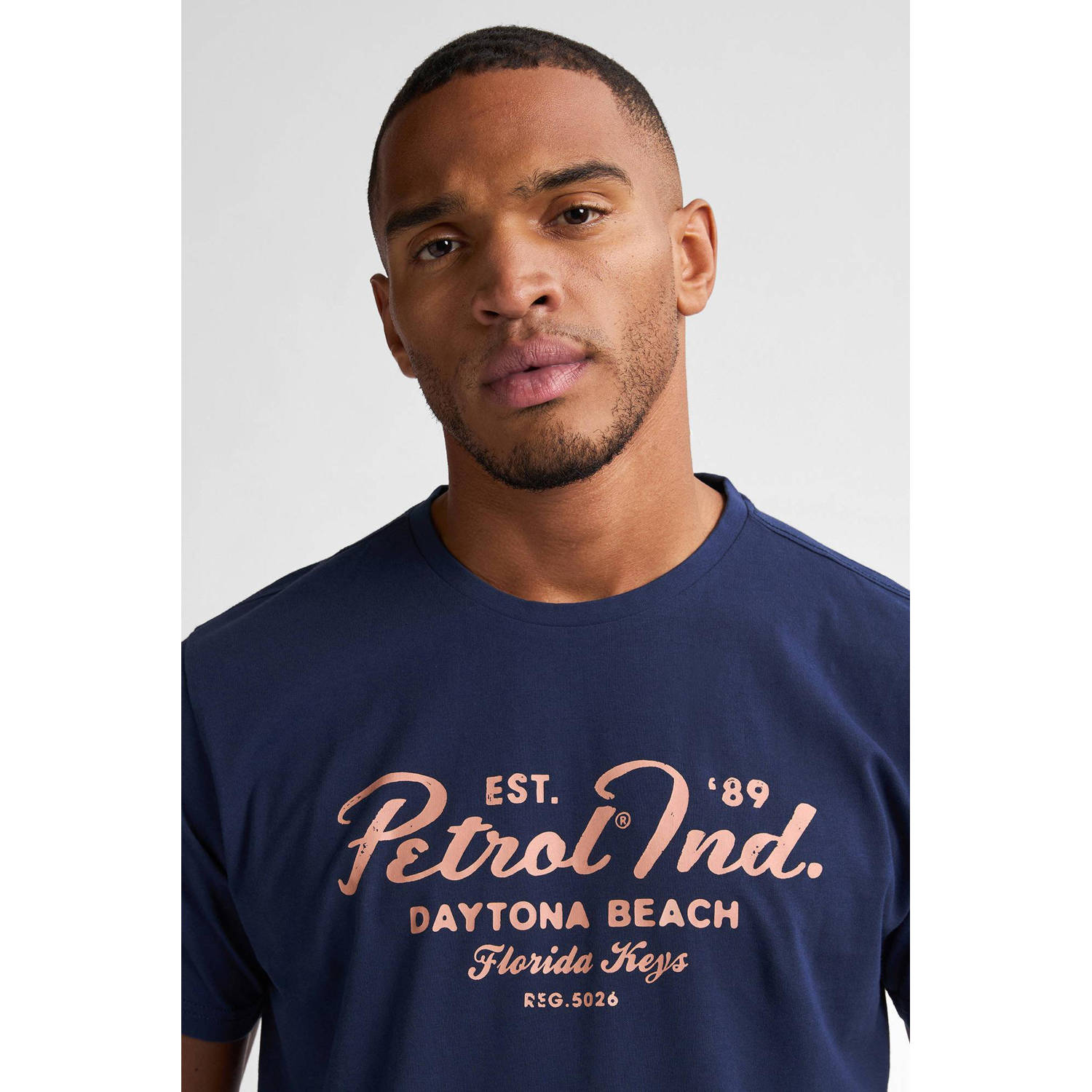 Petrol Industries T-shirt blauw