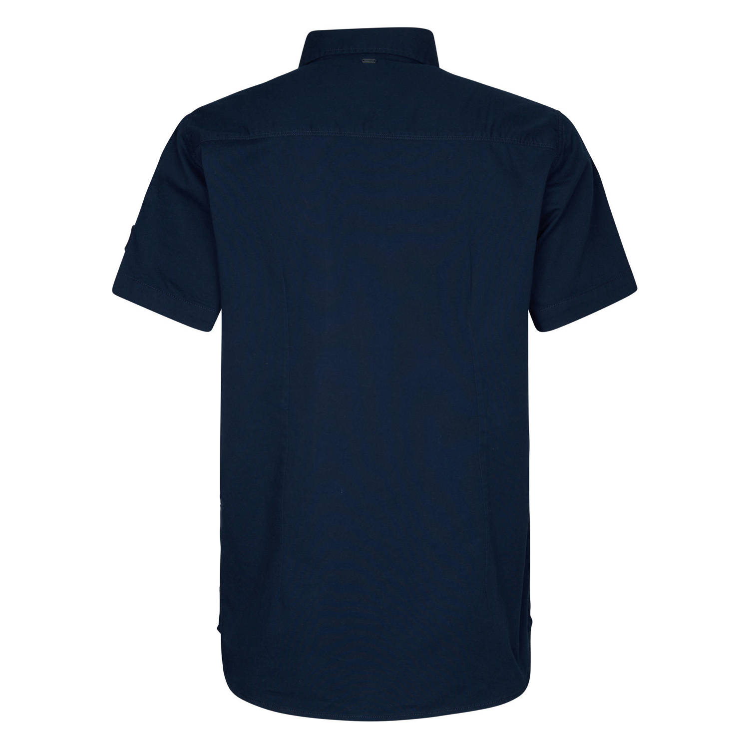 Petrol Industries casual overhemd blauw