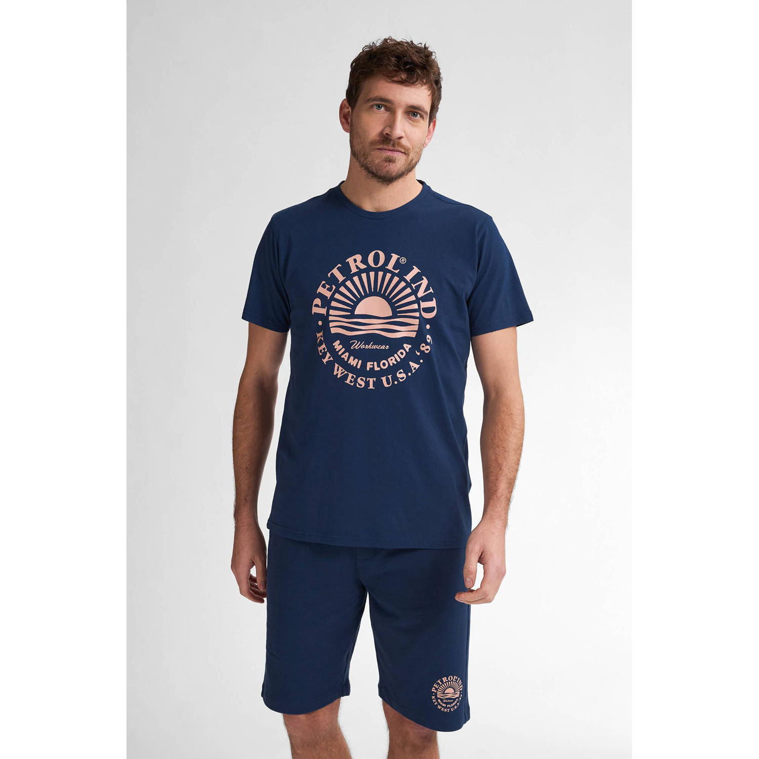 Petrol Industries T-shirt blauw