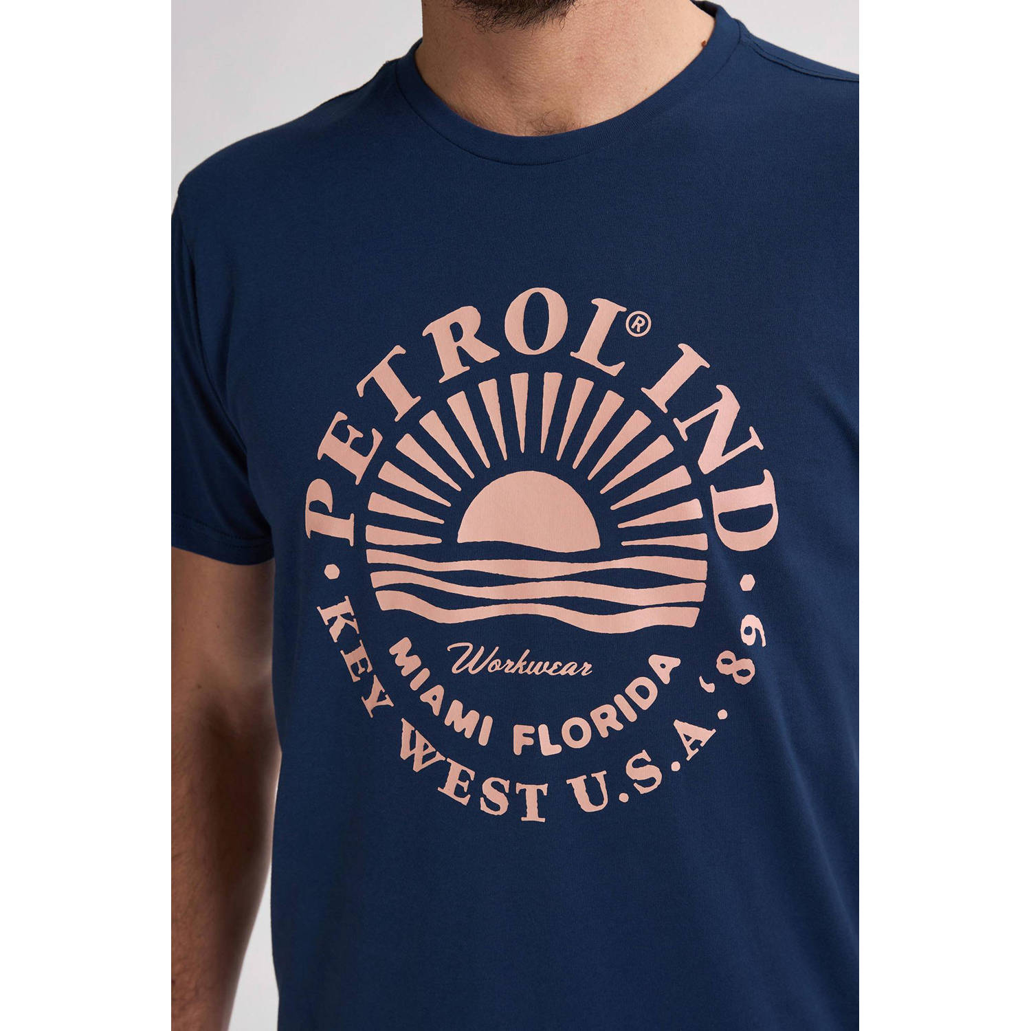 Petrol Industries T-shirt blauw