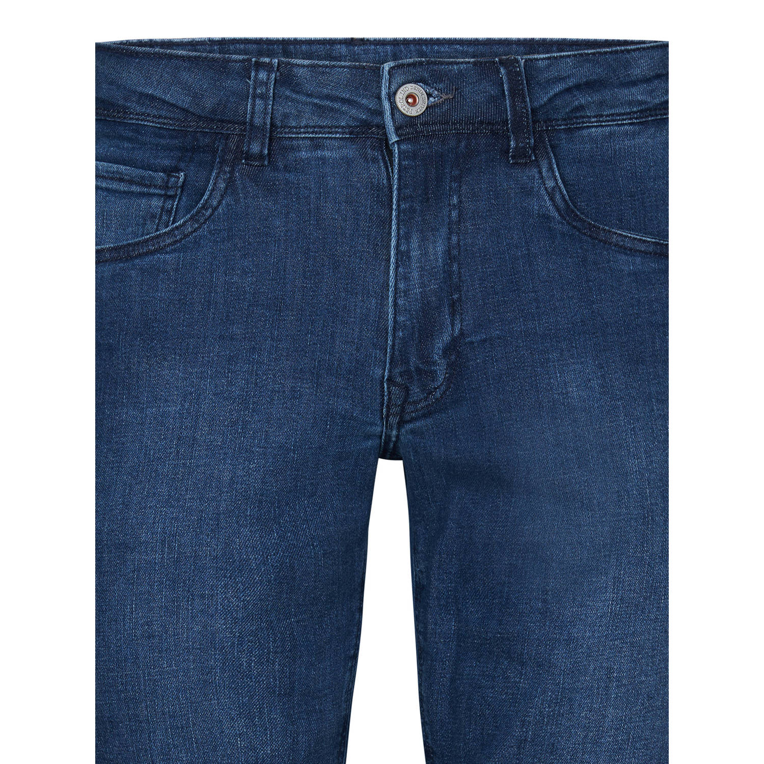 Petrol Industries denim regular short blauw