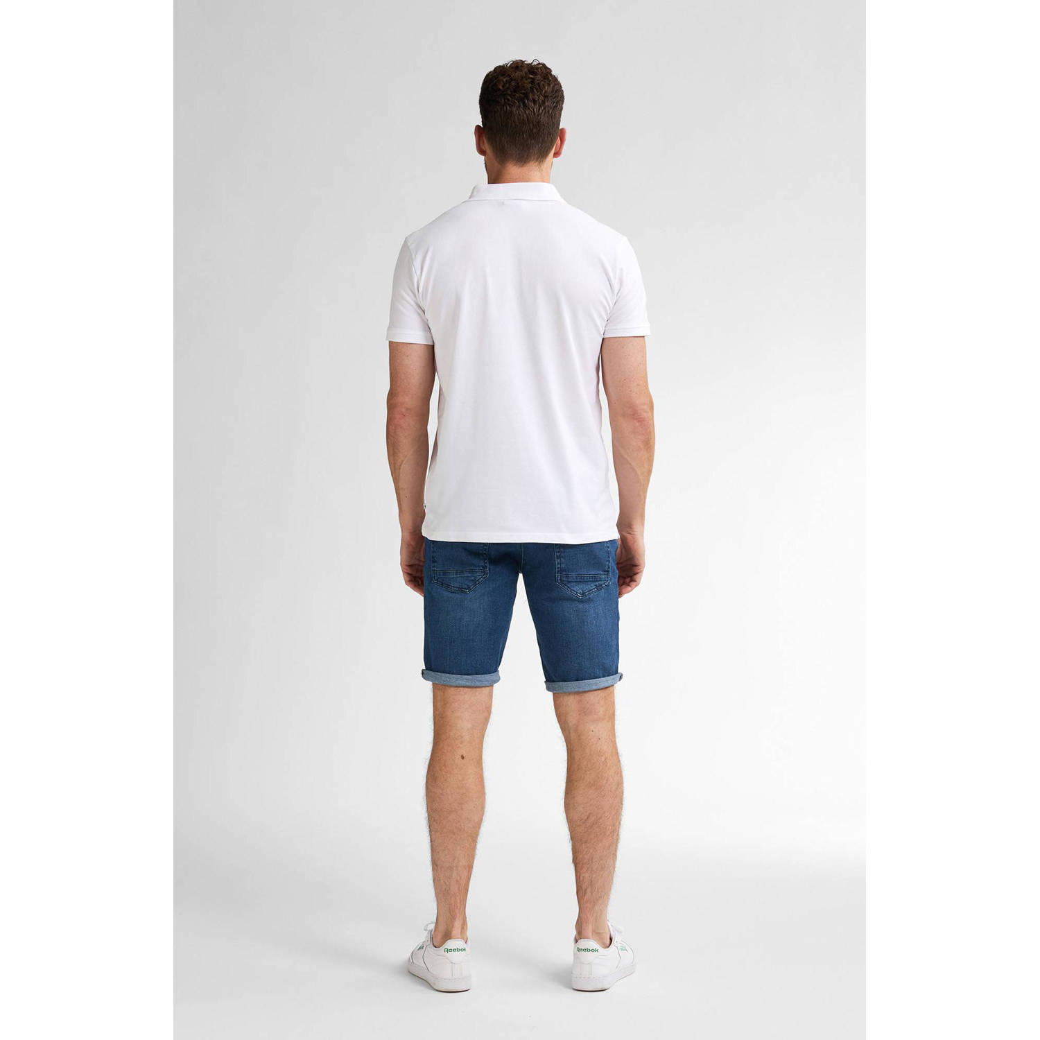 Petrol Industries denim regular short blauw