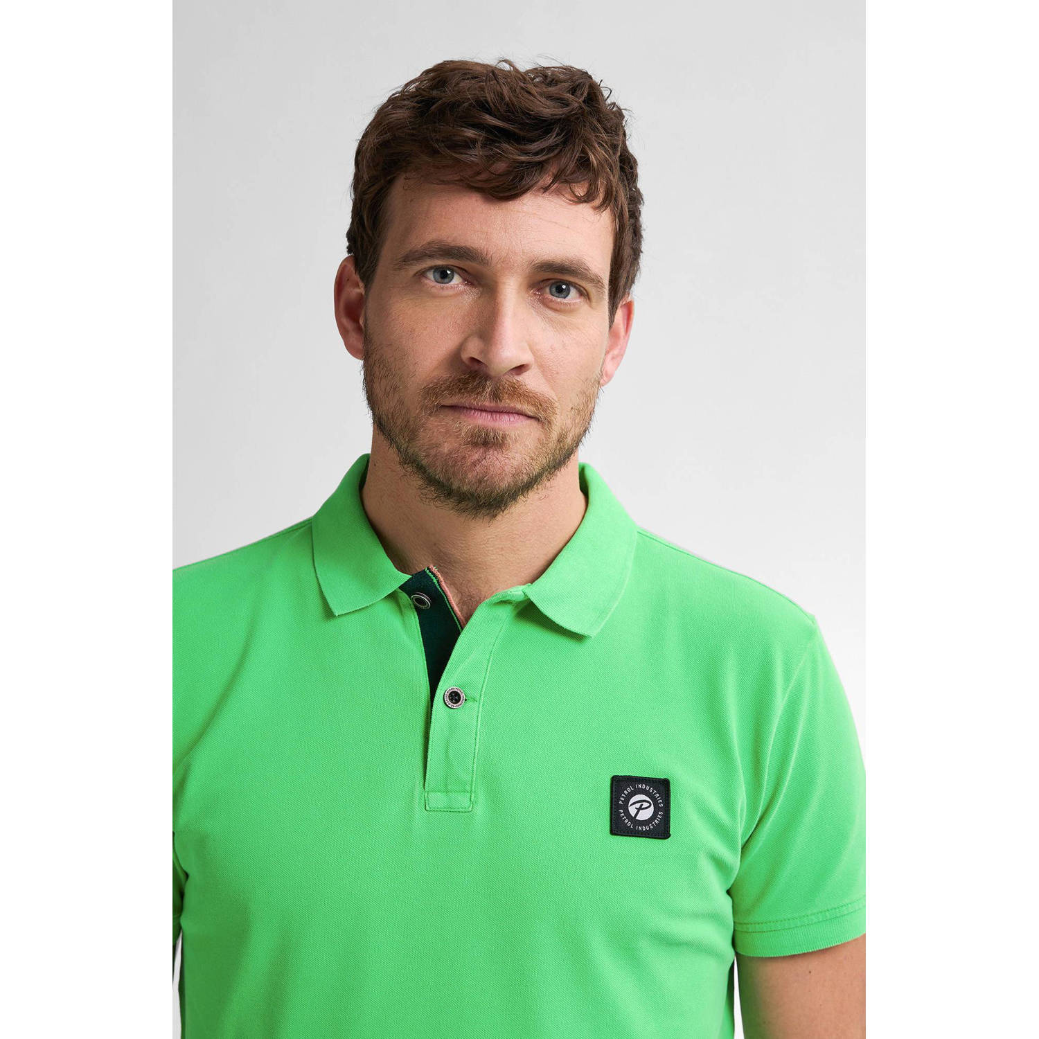 Petrol Industries regular polo groen