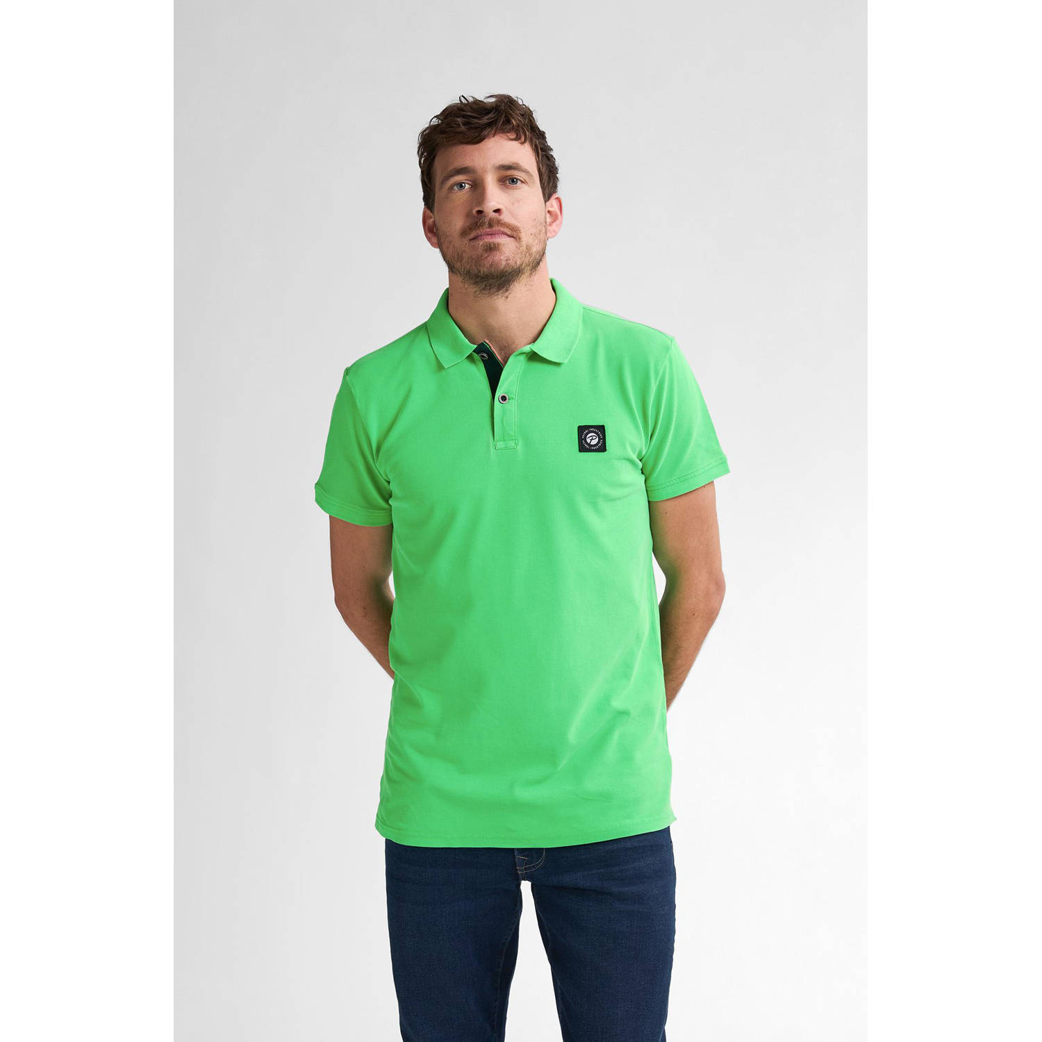 Petrol Industries regular polo groen