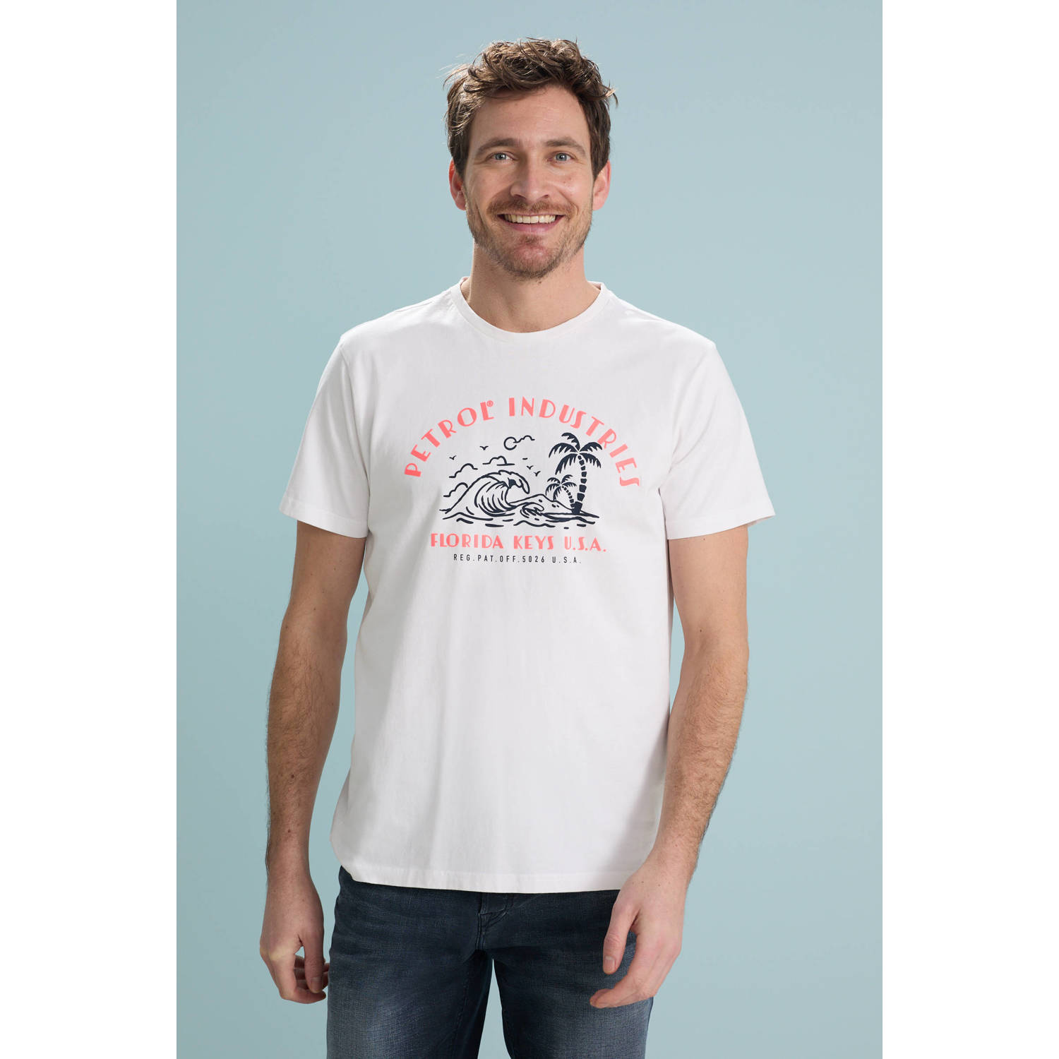 Petrol Industries T-shirt wit