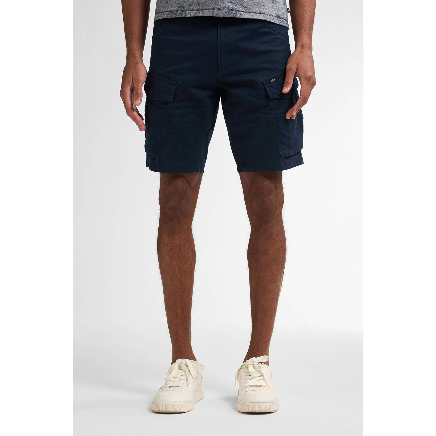 Petrol Industries regular cargo short blauw
