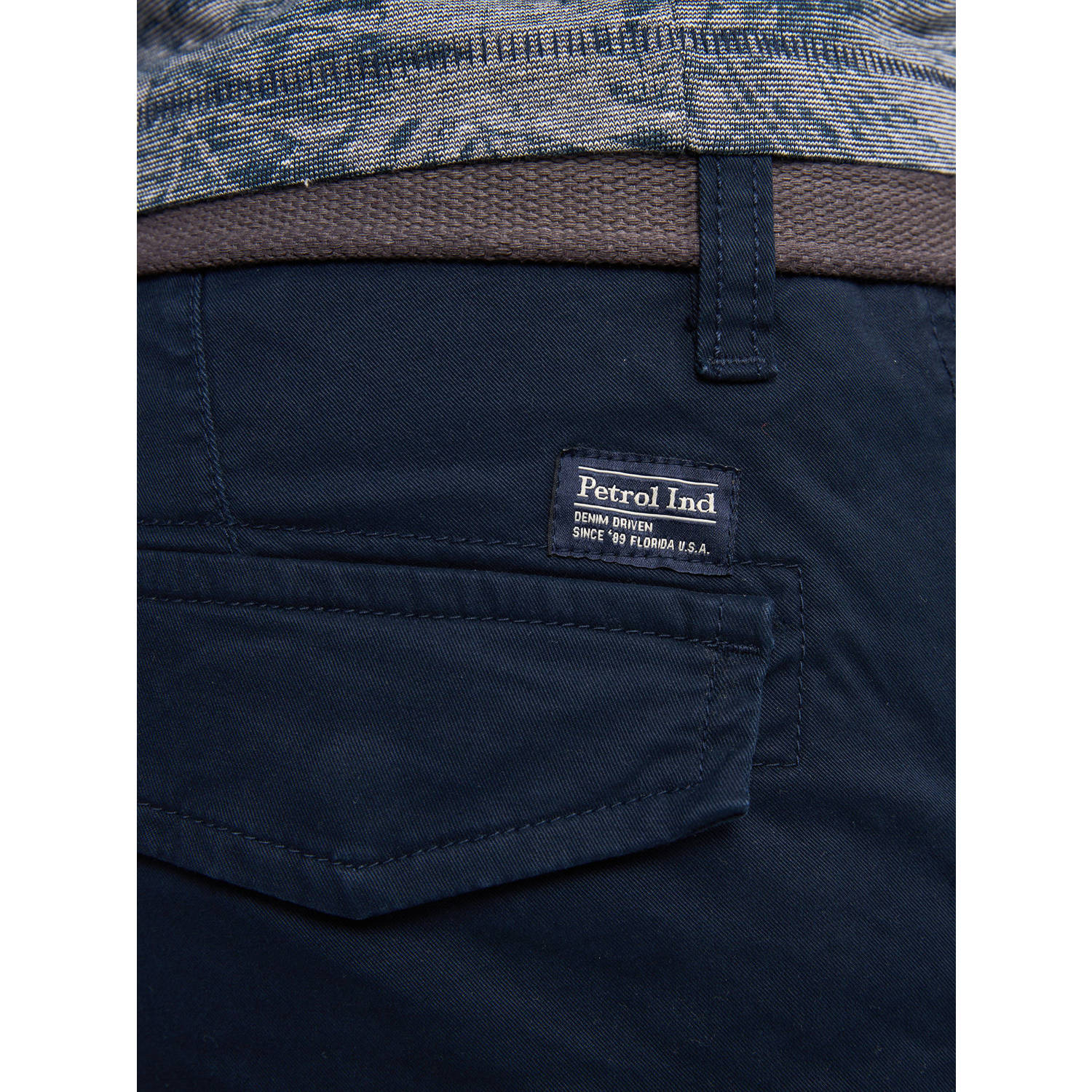 Petrol Industries regular cargo short blauw