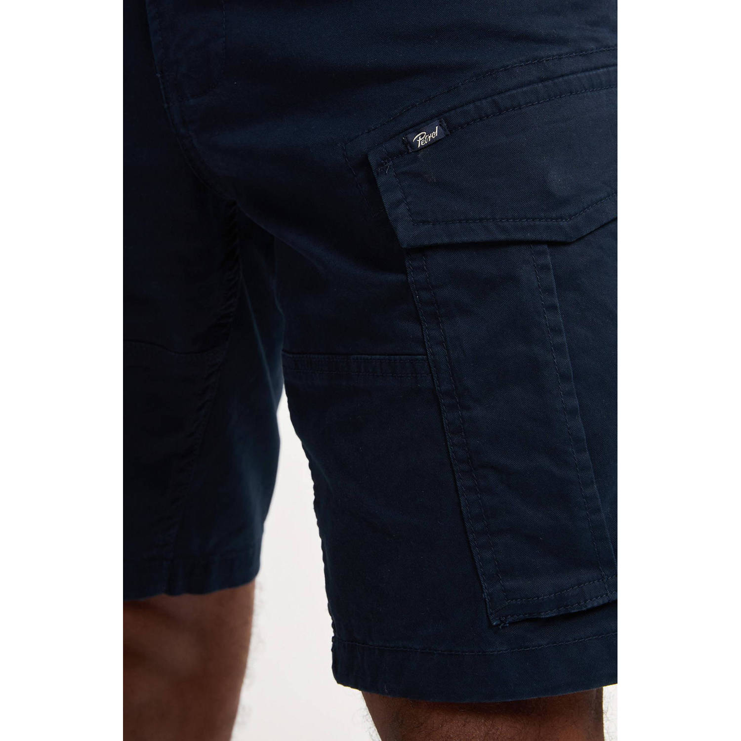 Petrol Industries regular cargo short blauw