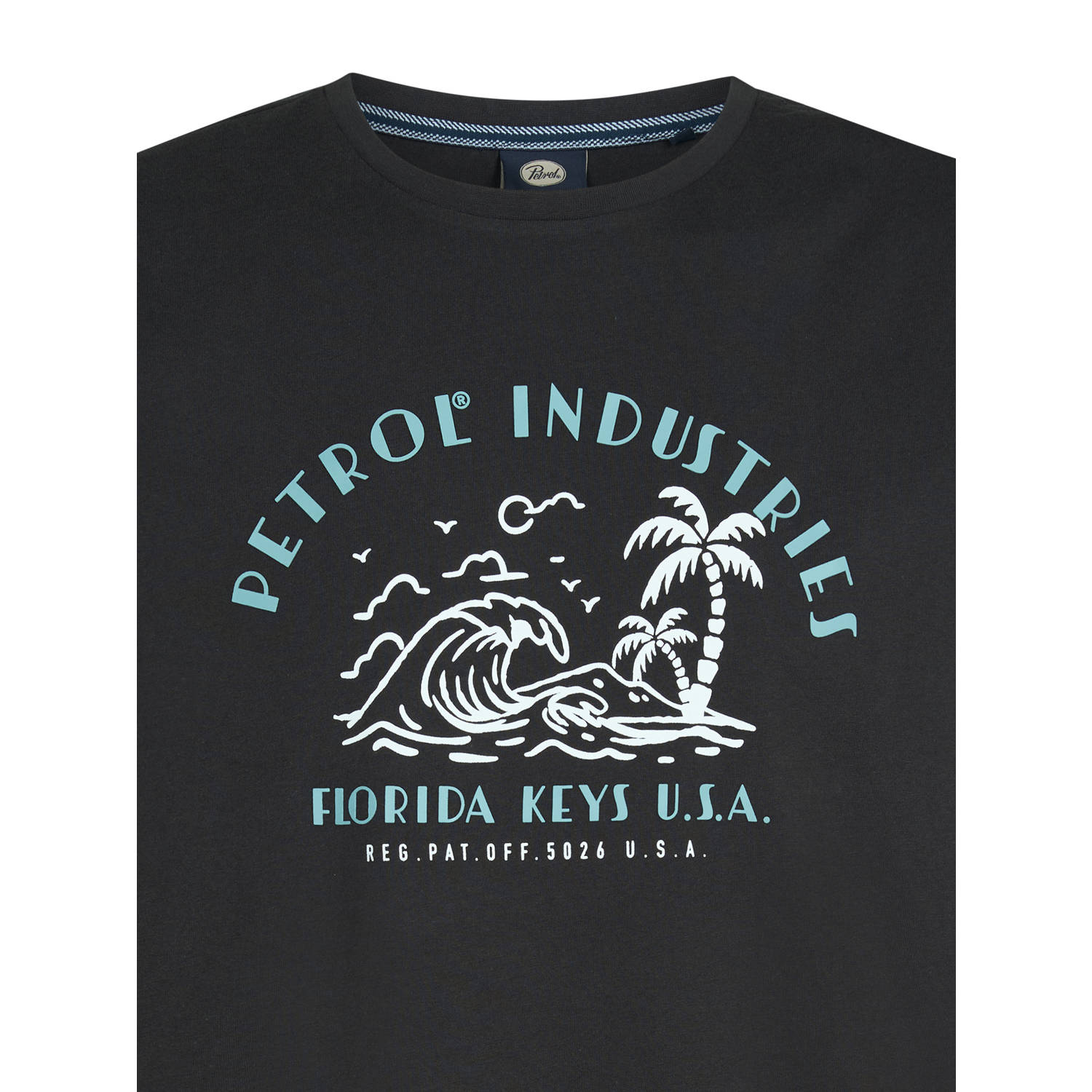 Petrol Industries T-shirt antraciet