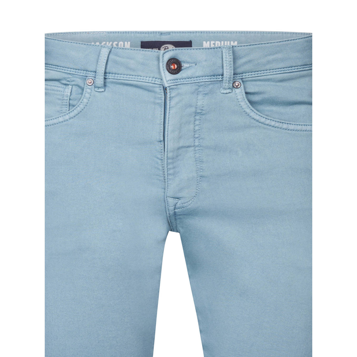 Petrol Industries denim slim denim short blauw