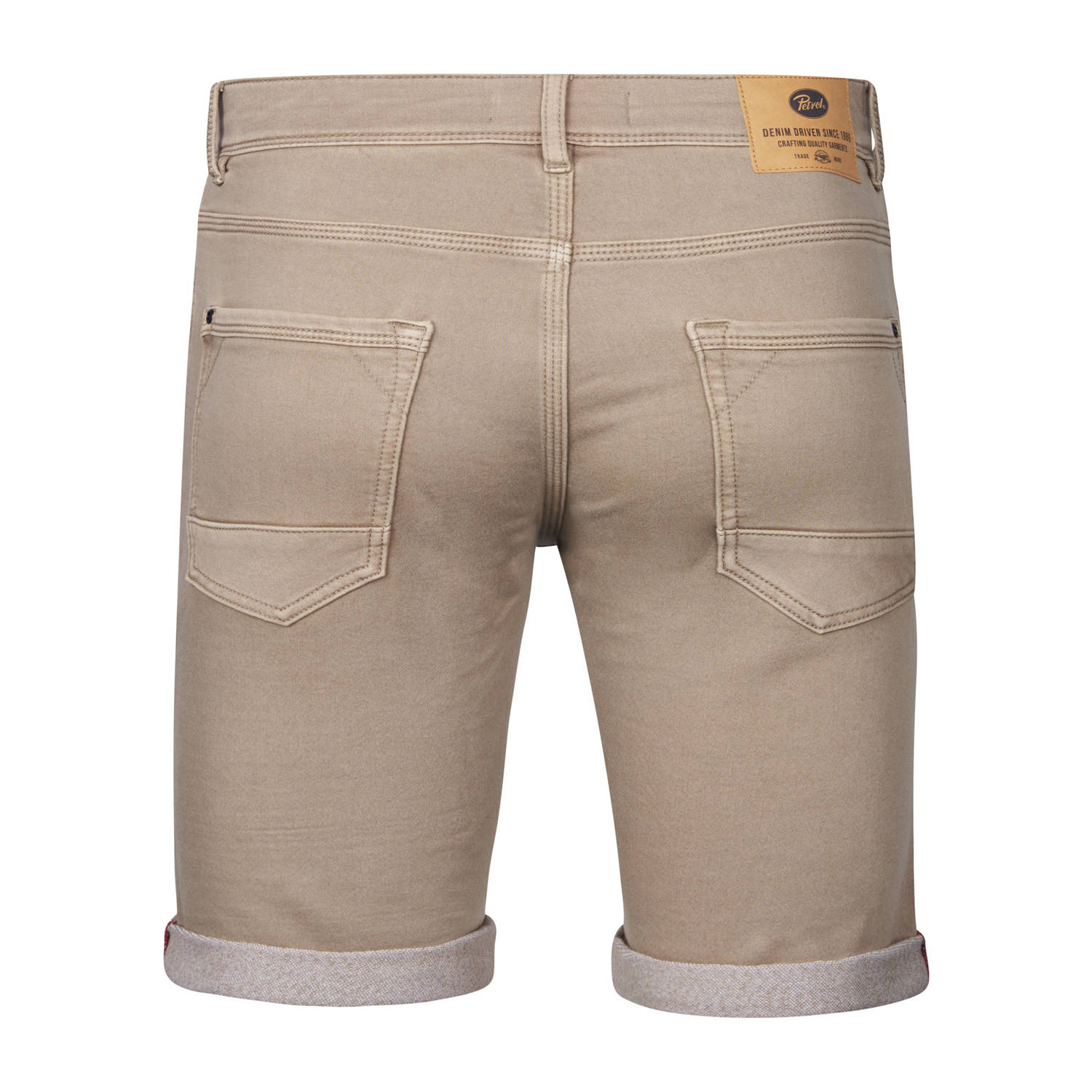 Petrol Industries denim slim denim short beige