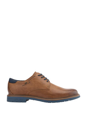   veterschoenen cognac