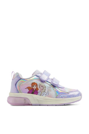   sneakers met lichtjes lila