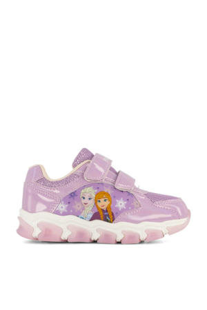   sneakers met lichtjes lila