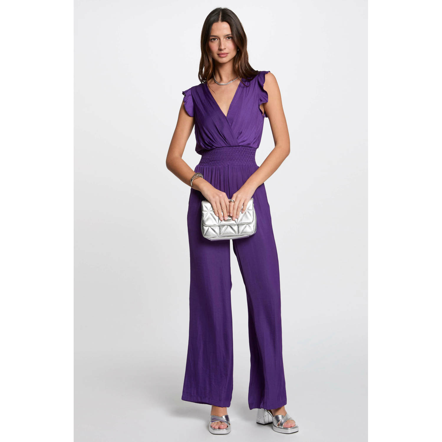Morgan jumpsuit paars