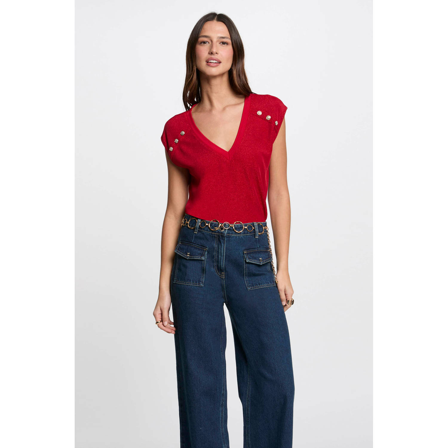 Morgan top met lurex