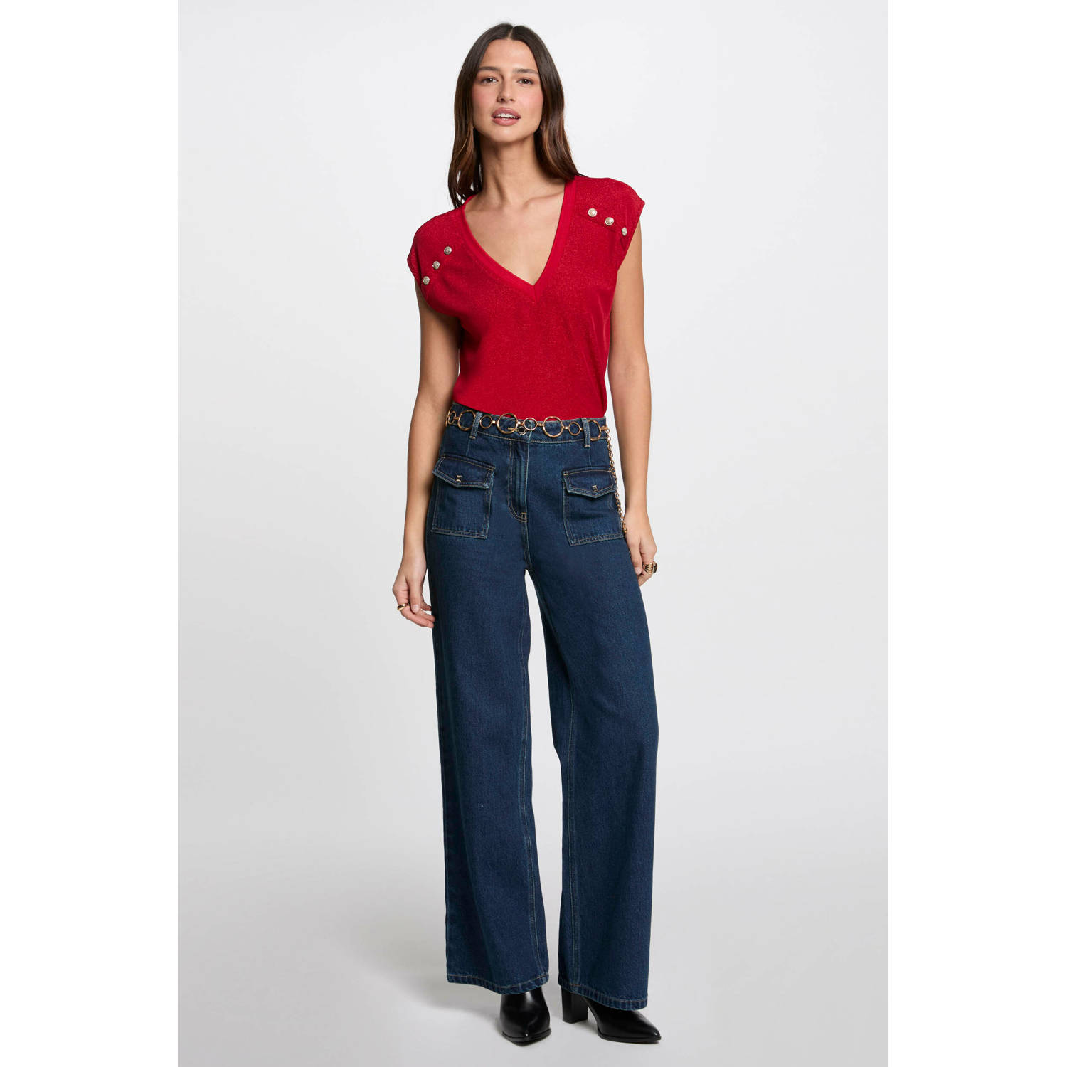 Morgan top met lurex