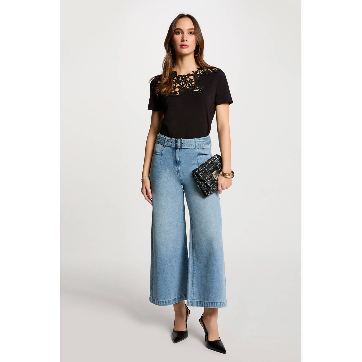 Morgan top zwart
