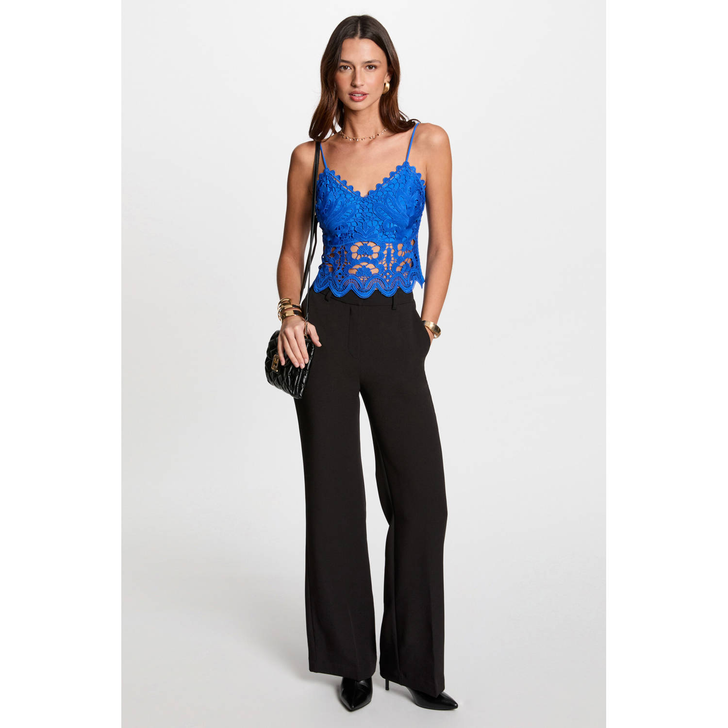 Morgan top blauw