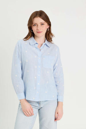 blouse lichtblauw