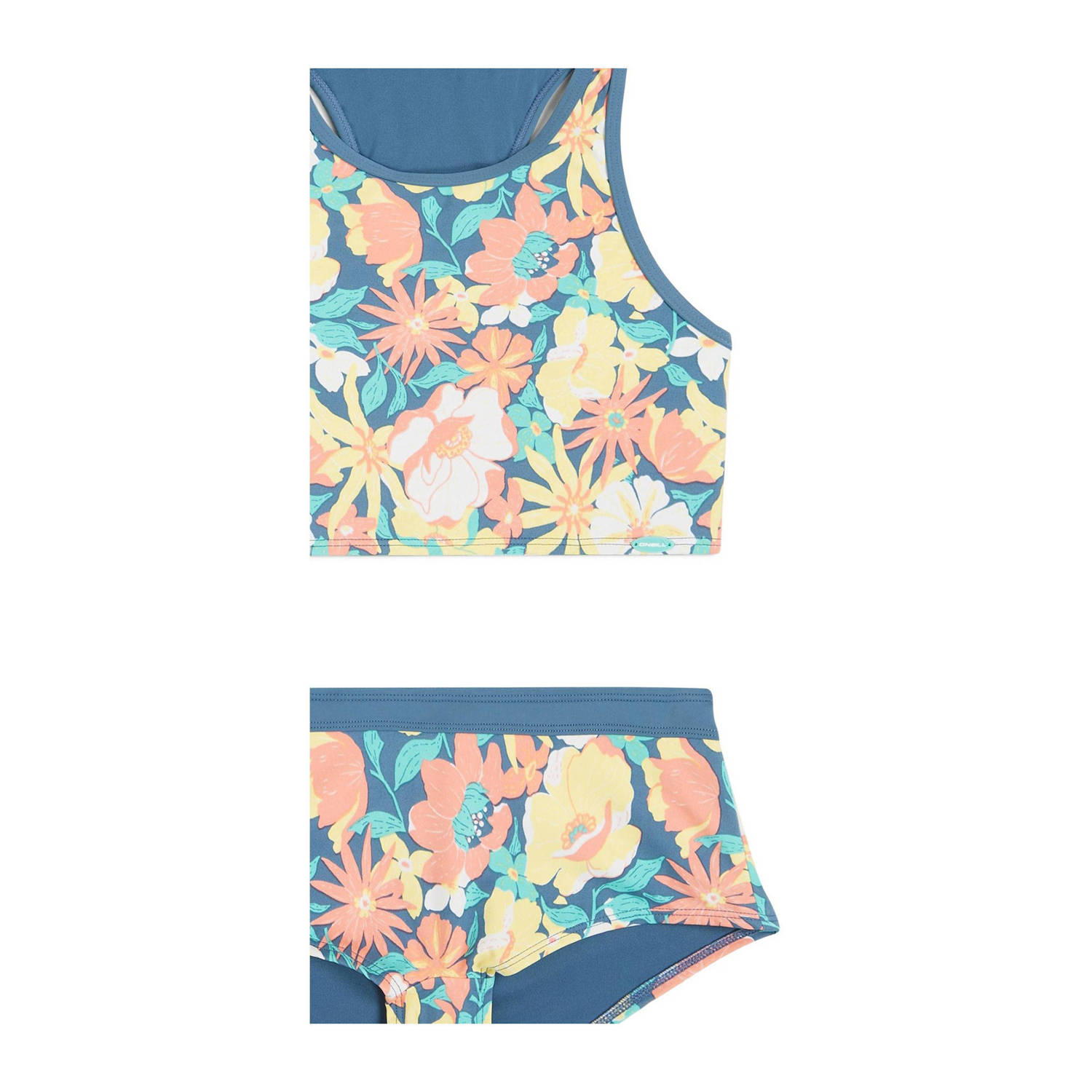 O'Neill crop bikini Cali Holiday blauw multi