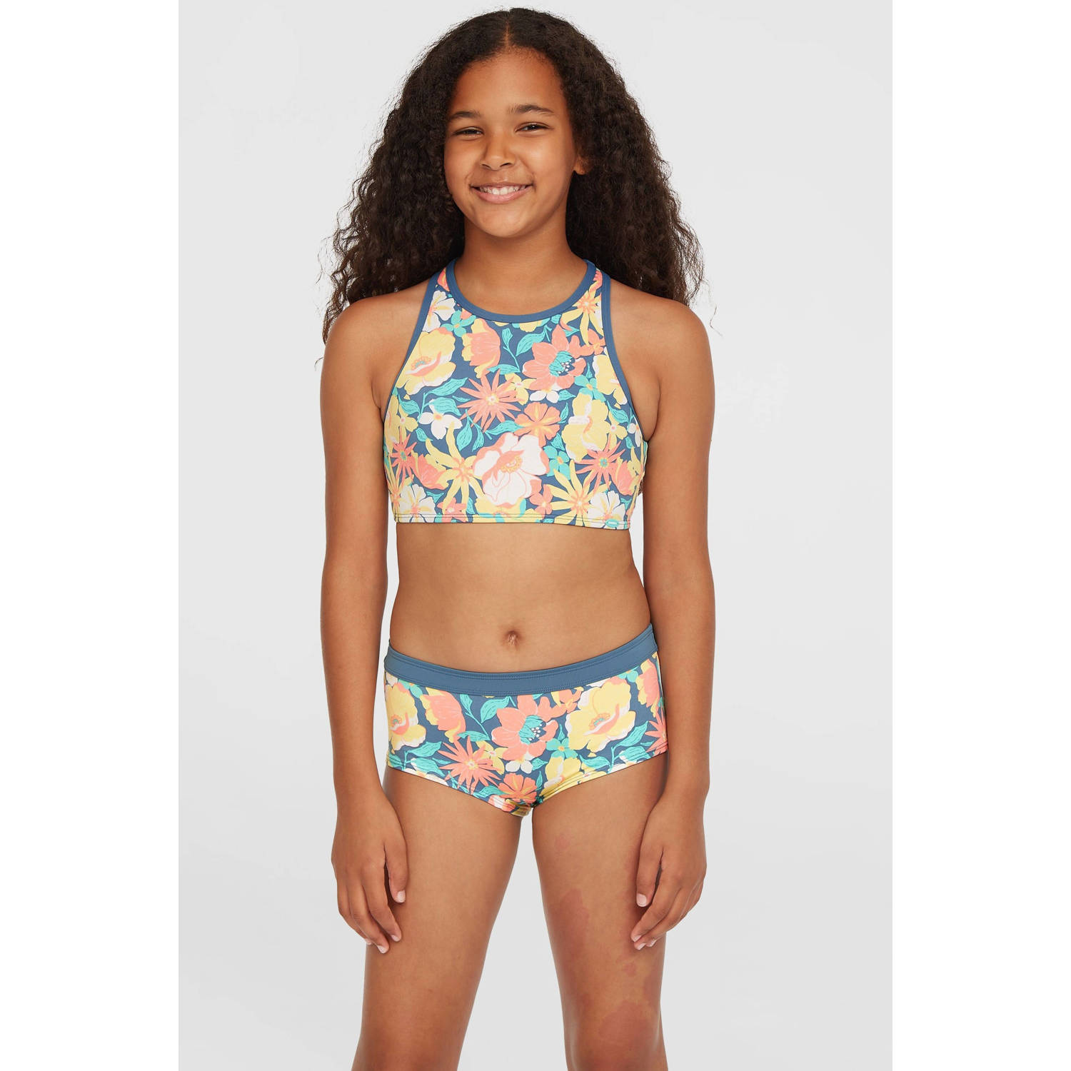 O'Neill crop bikini Cali Holiday blauw multi