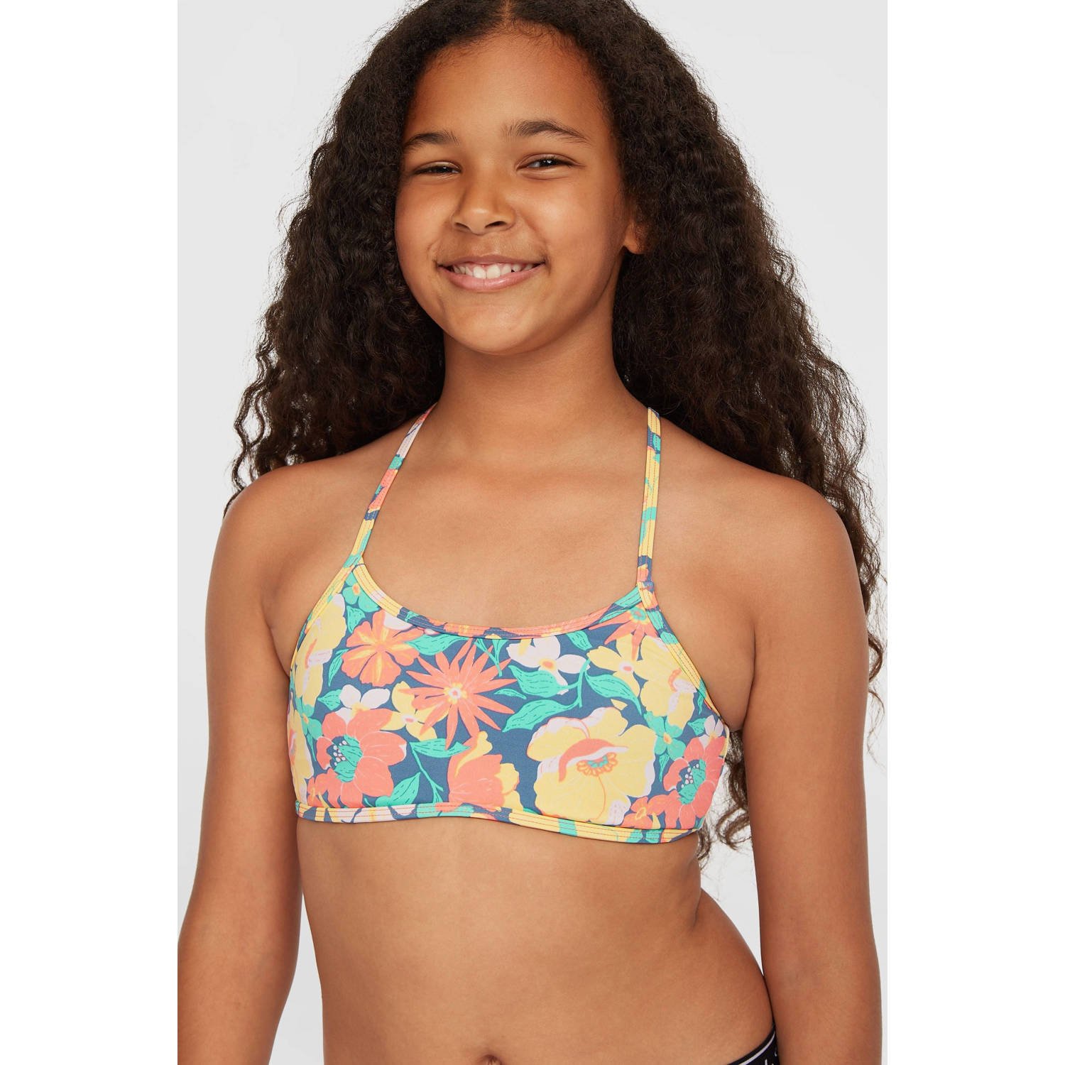 O'Neill crop bikini Sportclub blauw multi