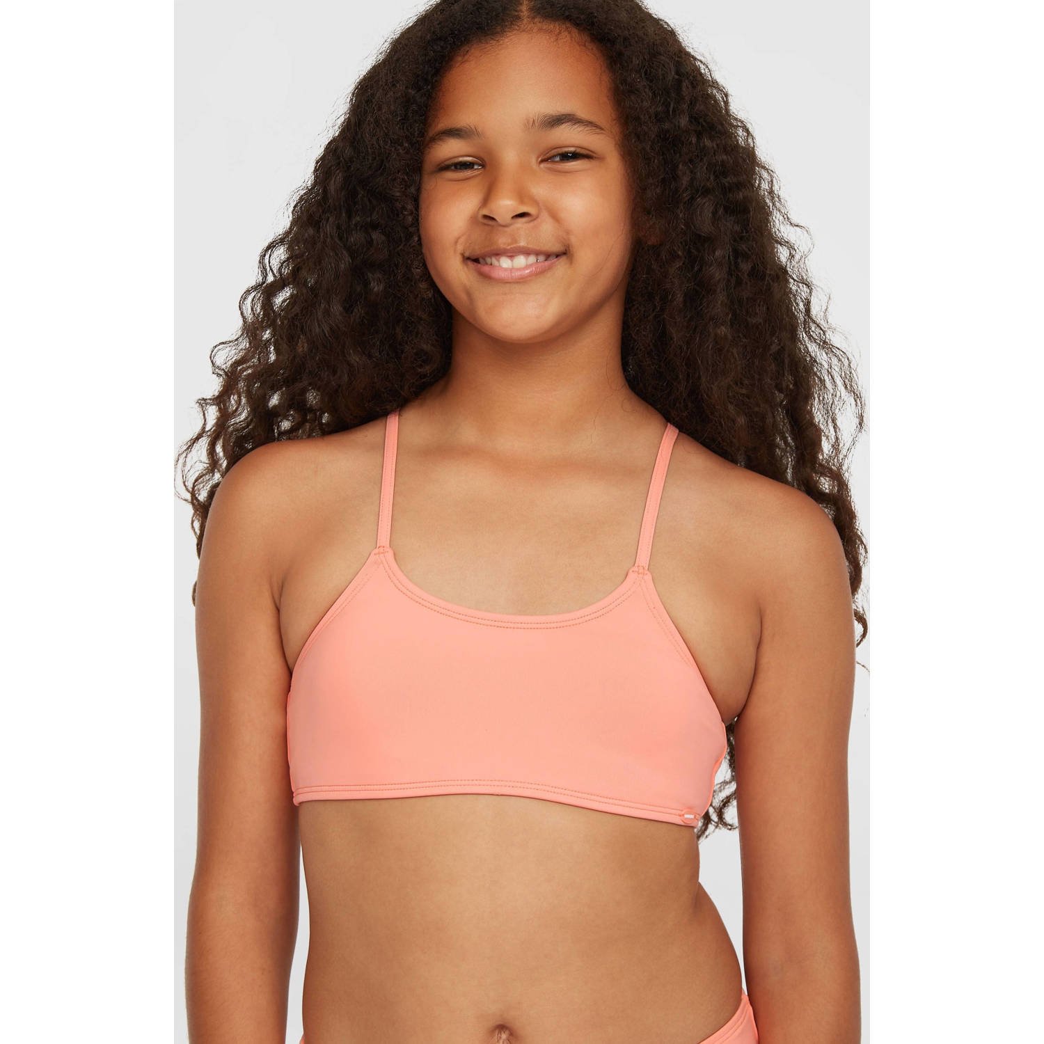 O'Neill crop bikini Essentials koraalrood