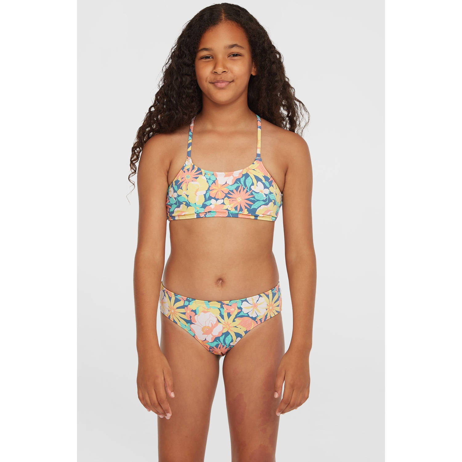 O'Neill crop bikini Essentials blauw multi