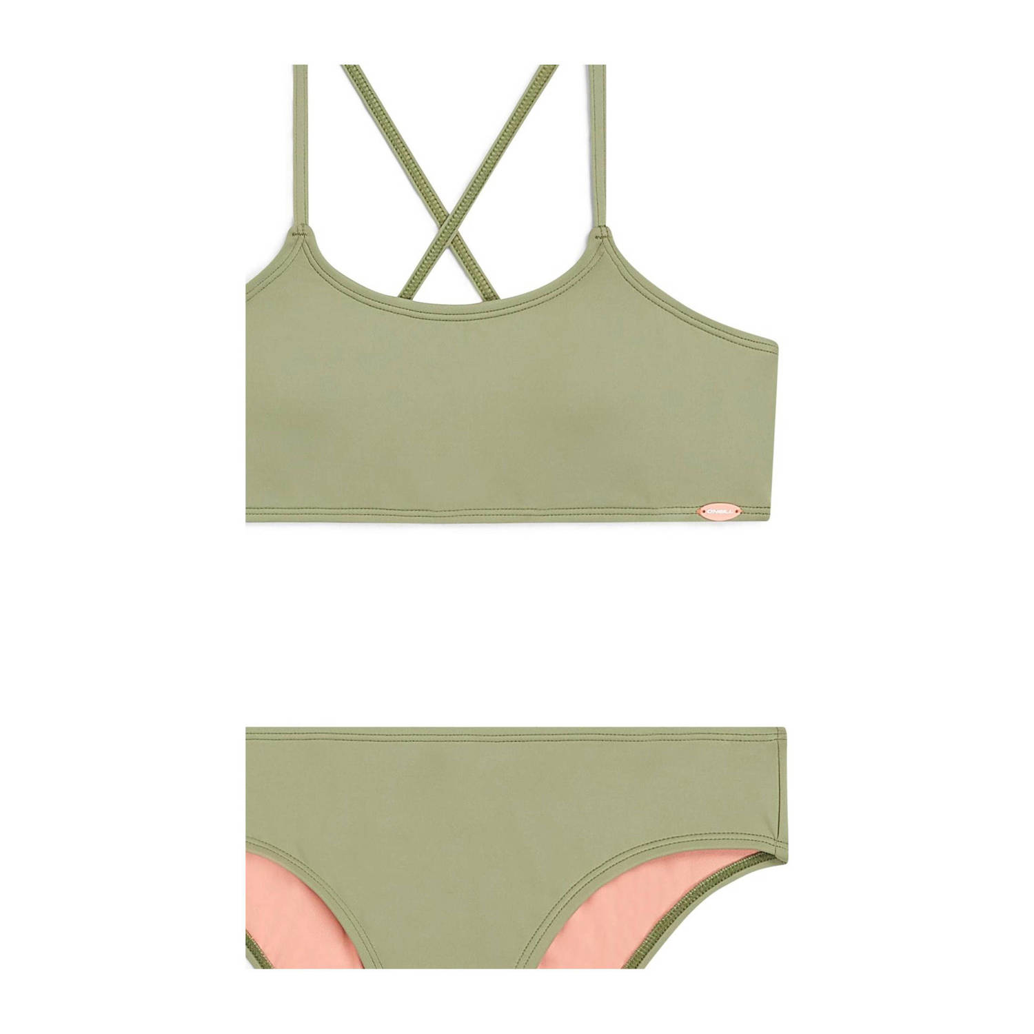 O'Neill crop bikini Essentials olijfgroen