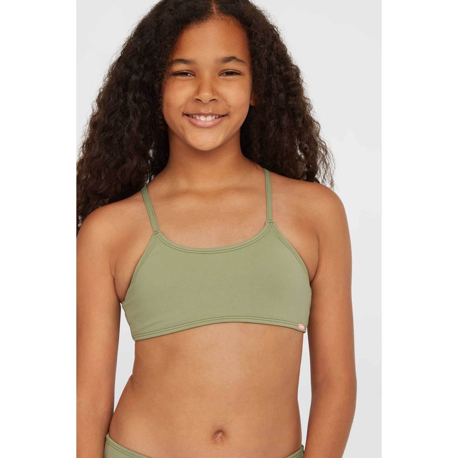 O'Neill crop bikini Essentials olijfgroen