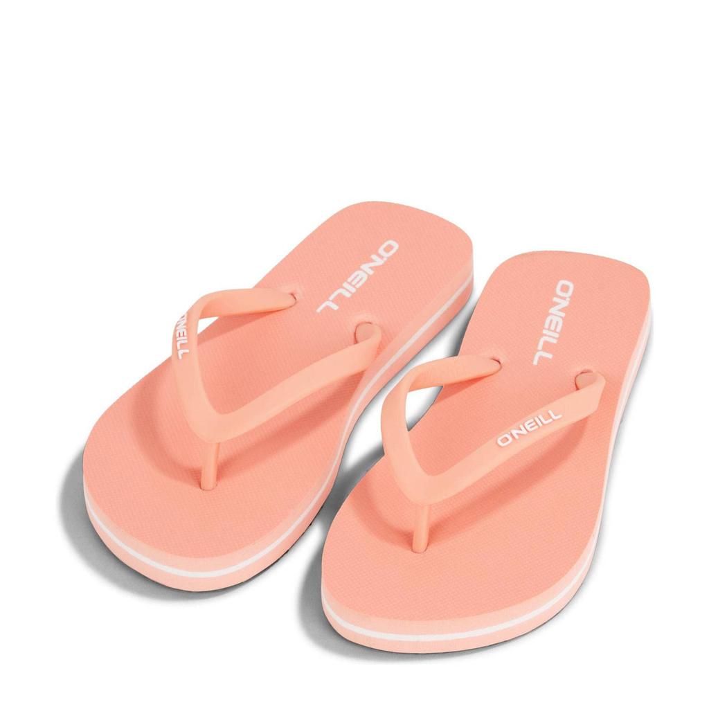 Roze meisjes O'Neill Profile Logo teenslippers van 100% polyethylene