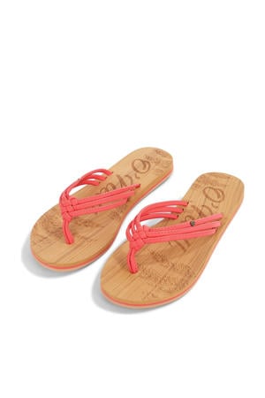 Ditsy teenslippers roze