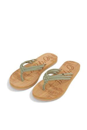 Ditsy teenslippers mintgroen
