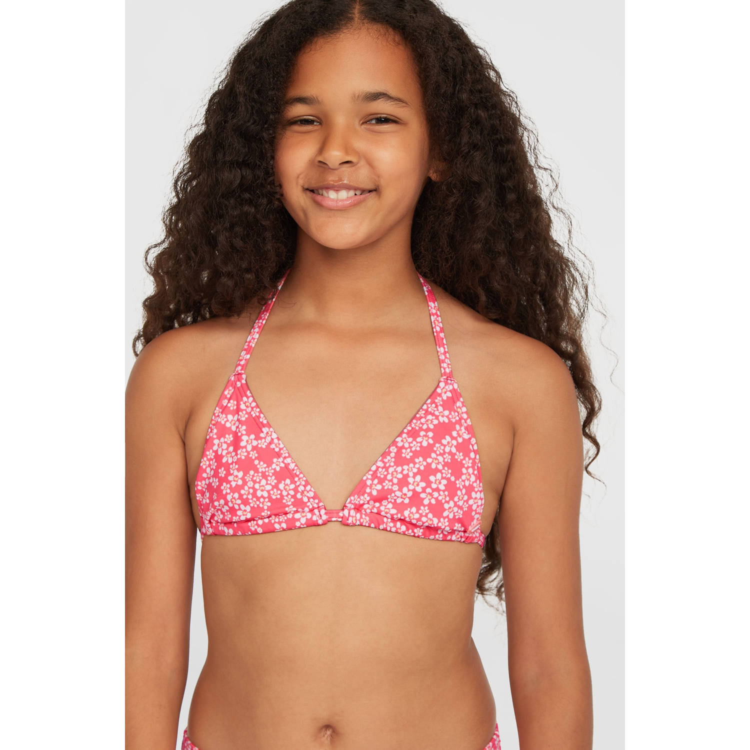 O'Neill triangel bikini Essentials roze wit