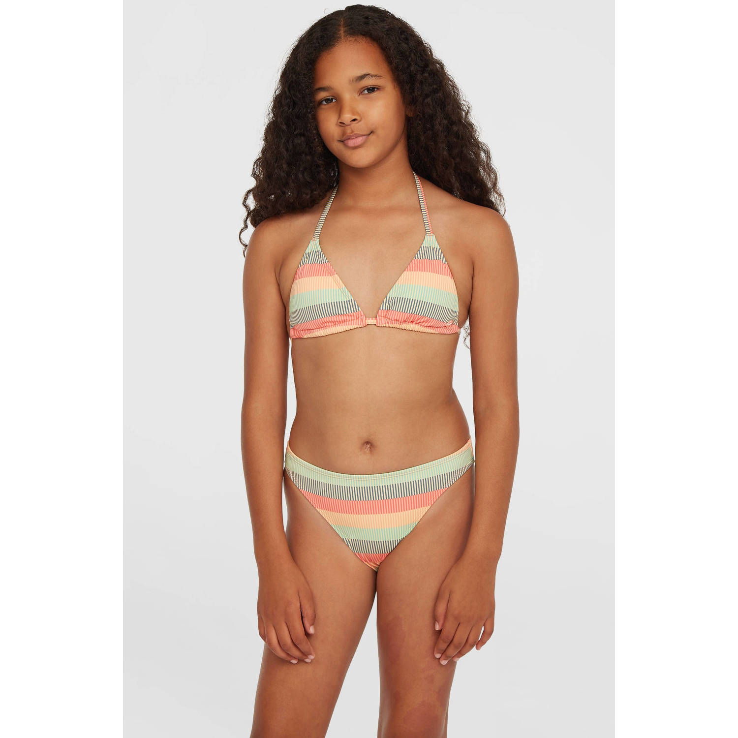 O'Neill triangel bikini Essentials oranje blauw