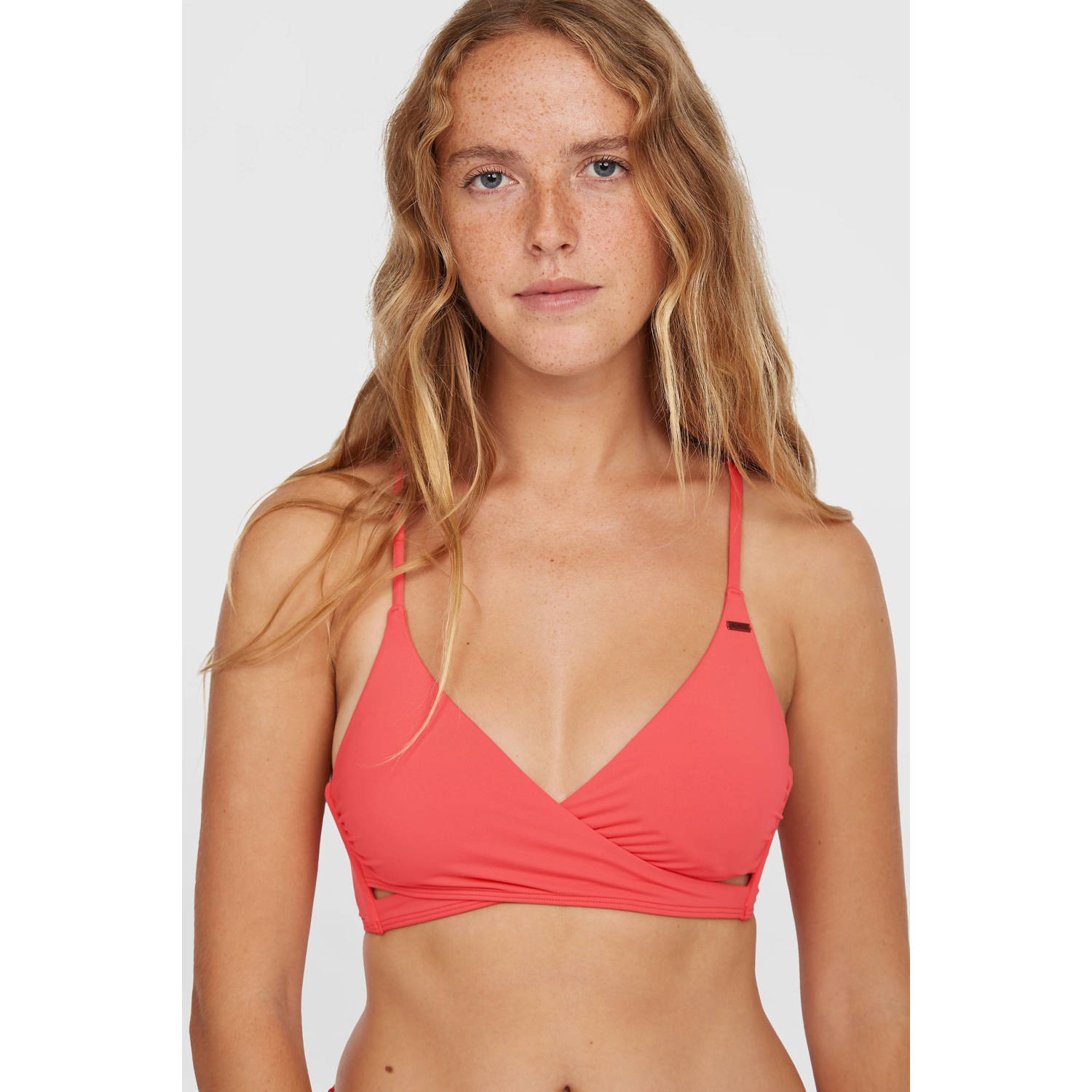 O'Neill voorgevormde bikini Baay Maoi koraalrood