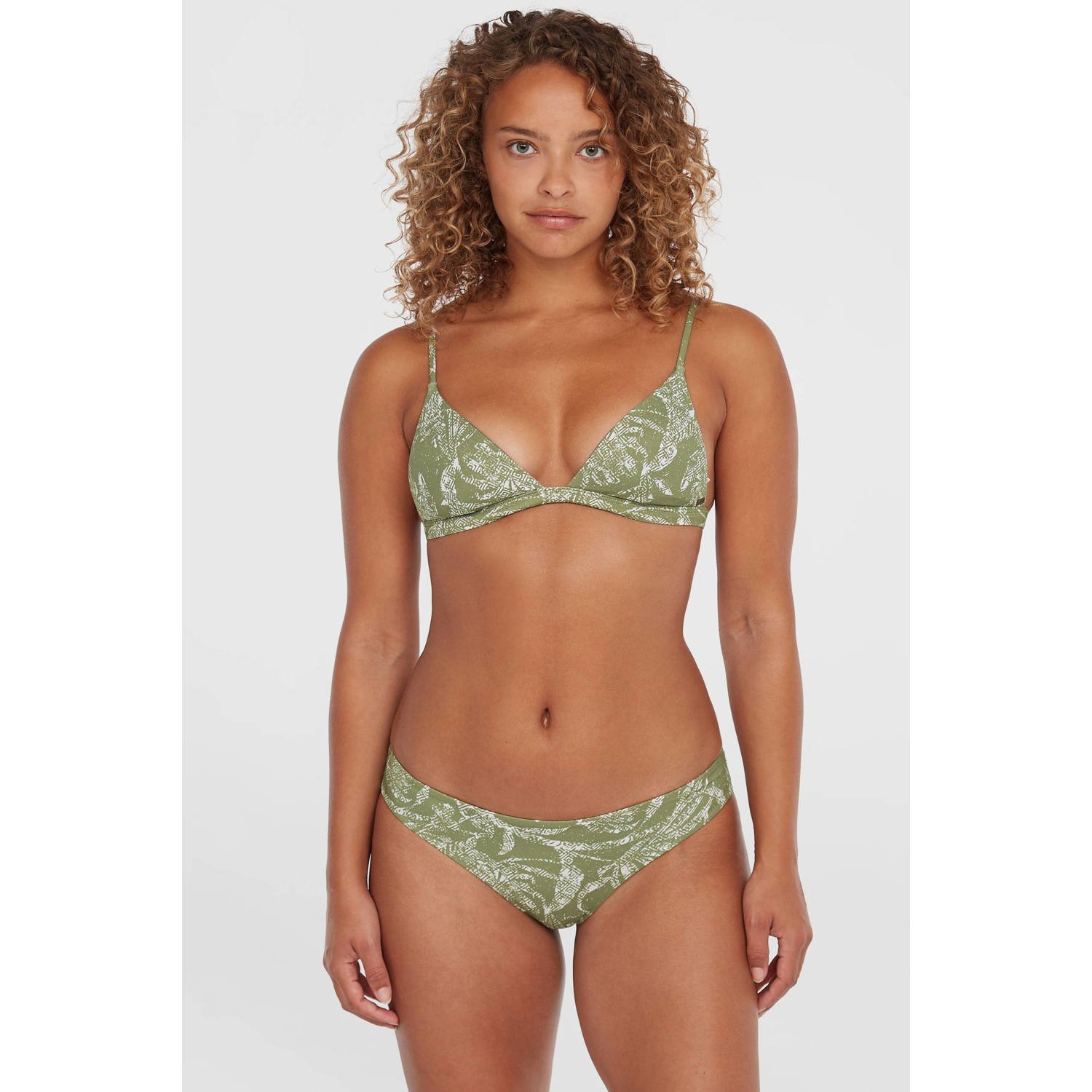 O'Neill bikinibroekje Maoi groen wit