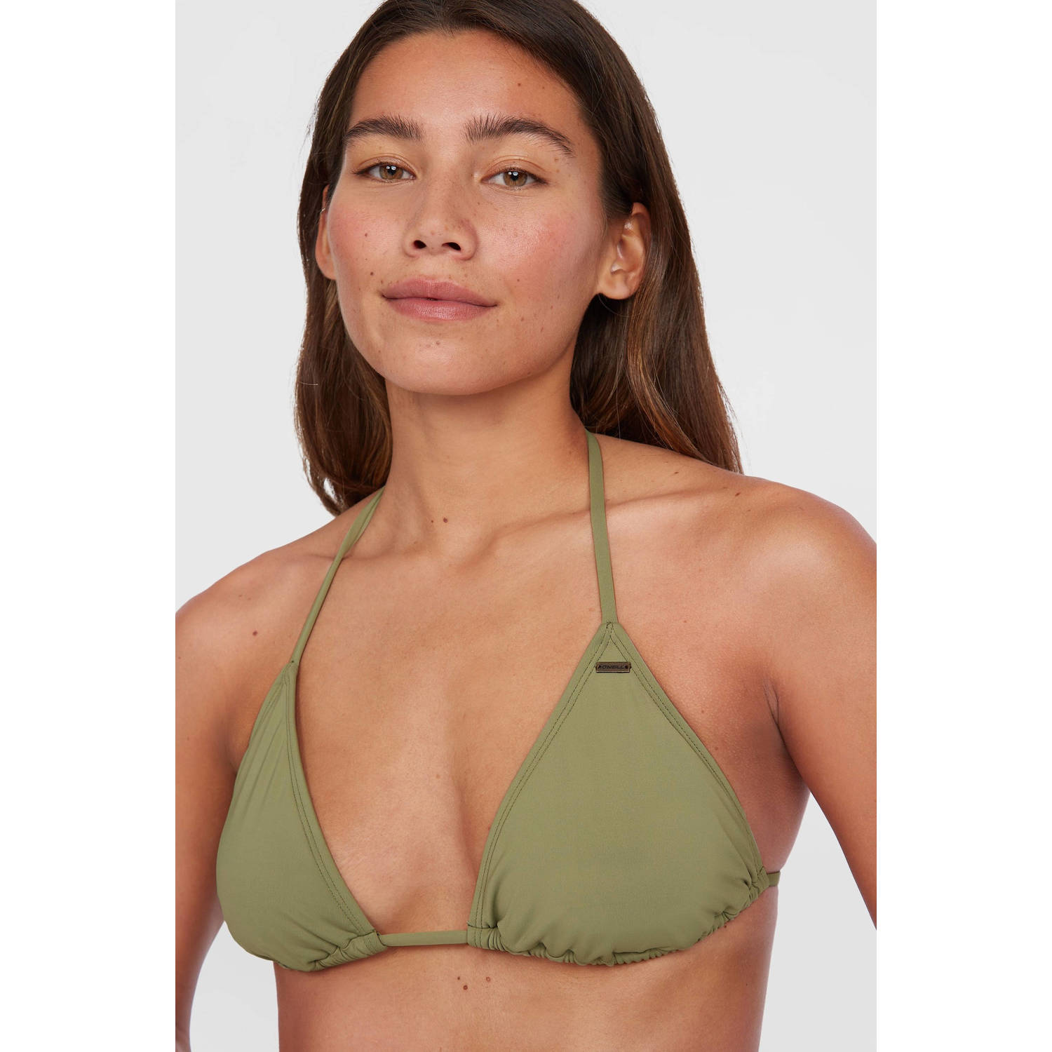 O'Neill voorgevormde triangel bikini Capry Bondey olijfgroen