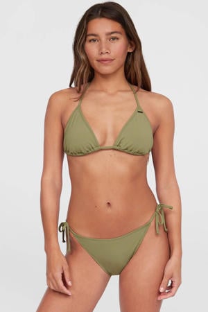 voorgevormde triangel bikini set Capry Bondey olijfgroen