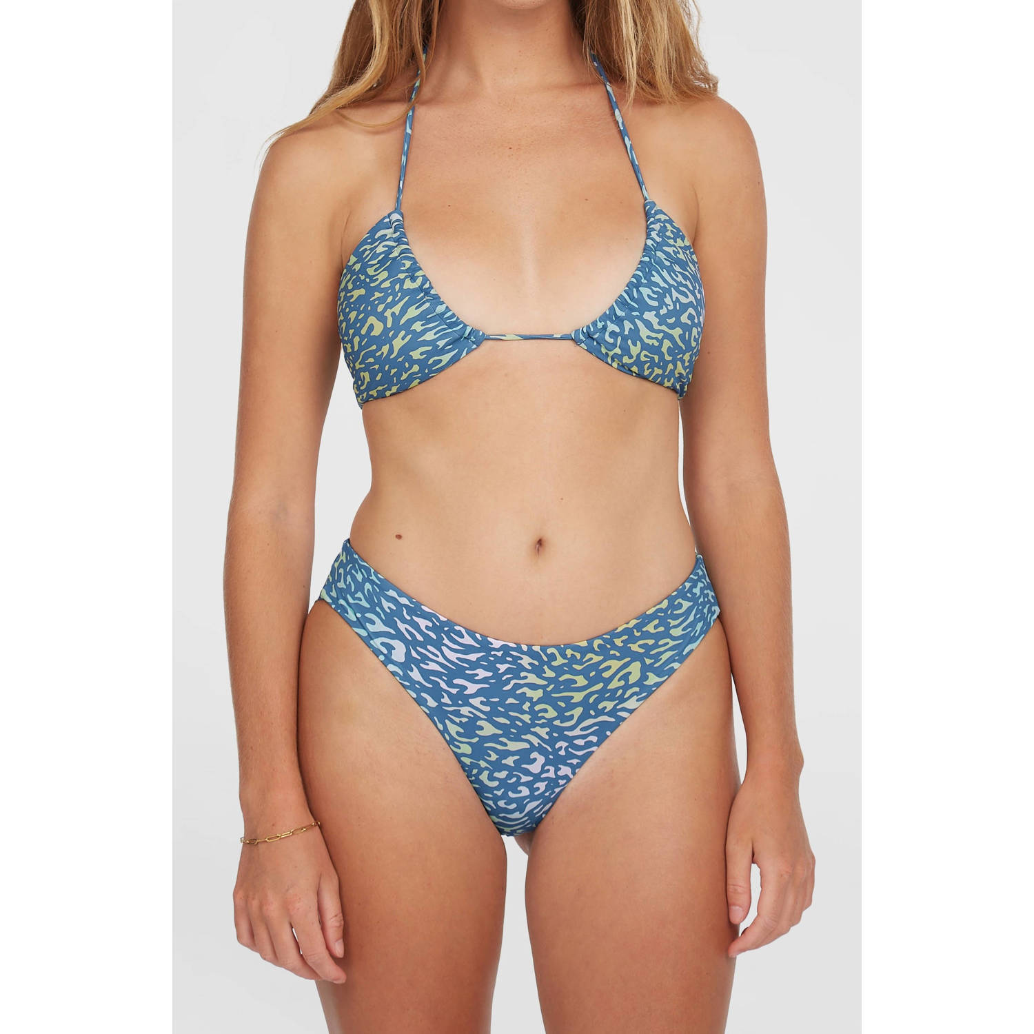 O'Neill bikinibroekje Maoi blauw geel