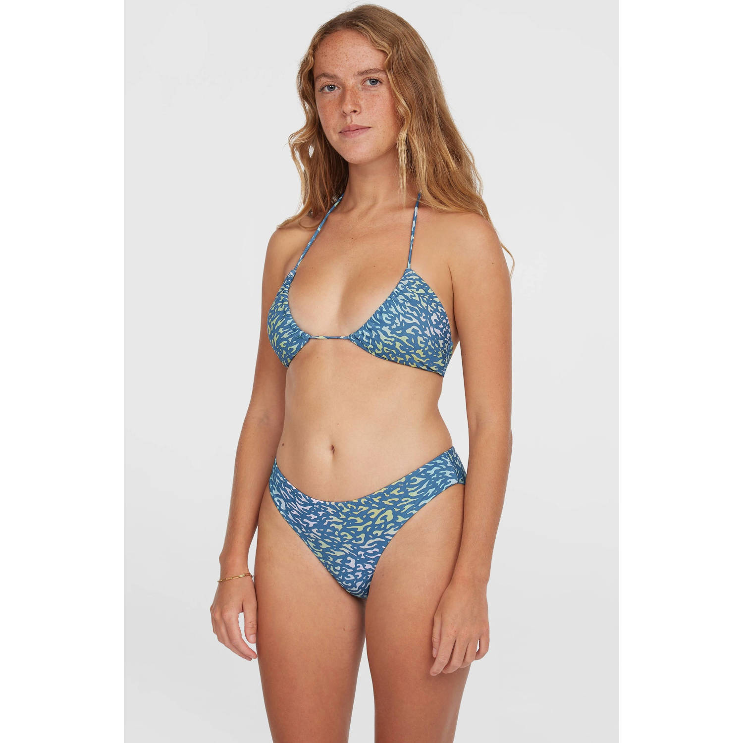 O'Neill bikinibroekje Maoi blauw geel