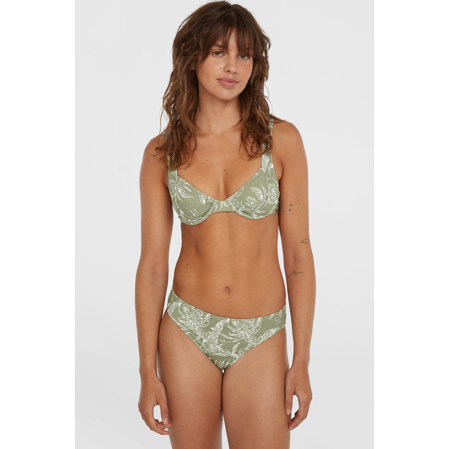 O'Neill voorgevormde beugel bikini Saltwater Elsie Rita groen wit