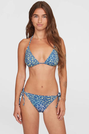 voorgevormde triangel bikini Capri Bondey blauw/geel